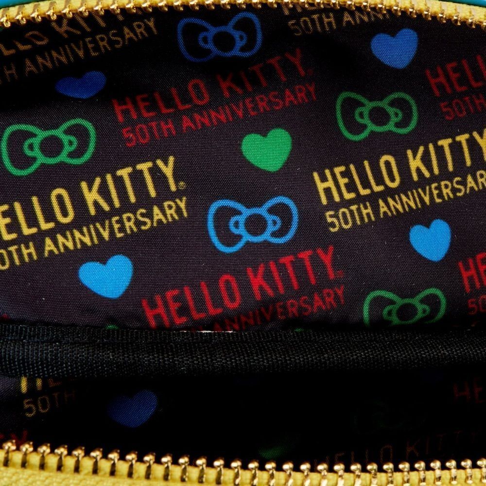 Loungefly Hello Kitty 50th Anniversary Classic Belt Bag white NWT in pkg - Picture 5 of 10